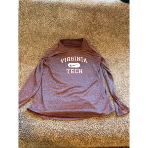Virginia Tech Hookies Nike Long Sleeve Size XL
